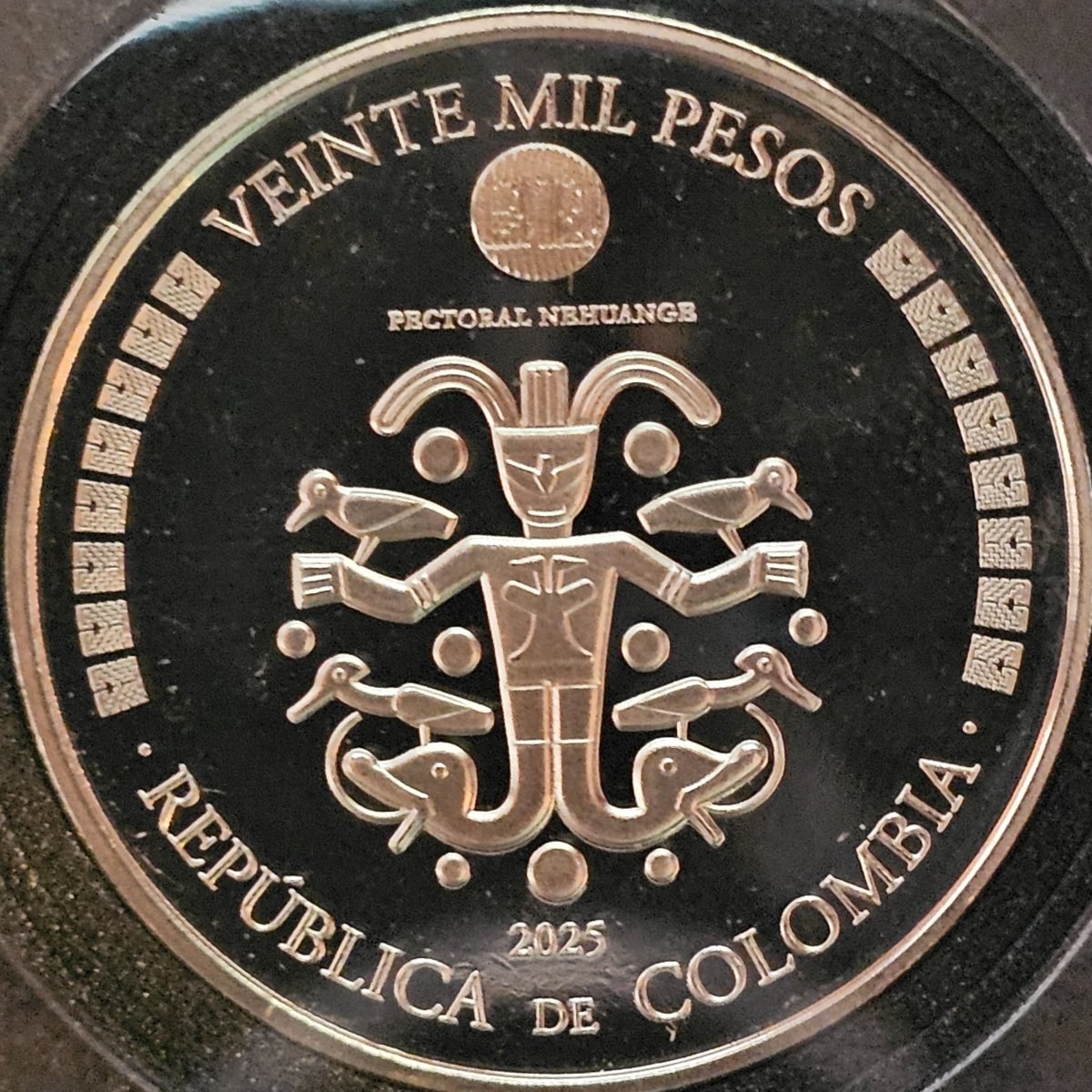 Reverso de 20000 pesos, foto de Colección propia (Foto propia)